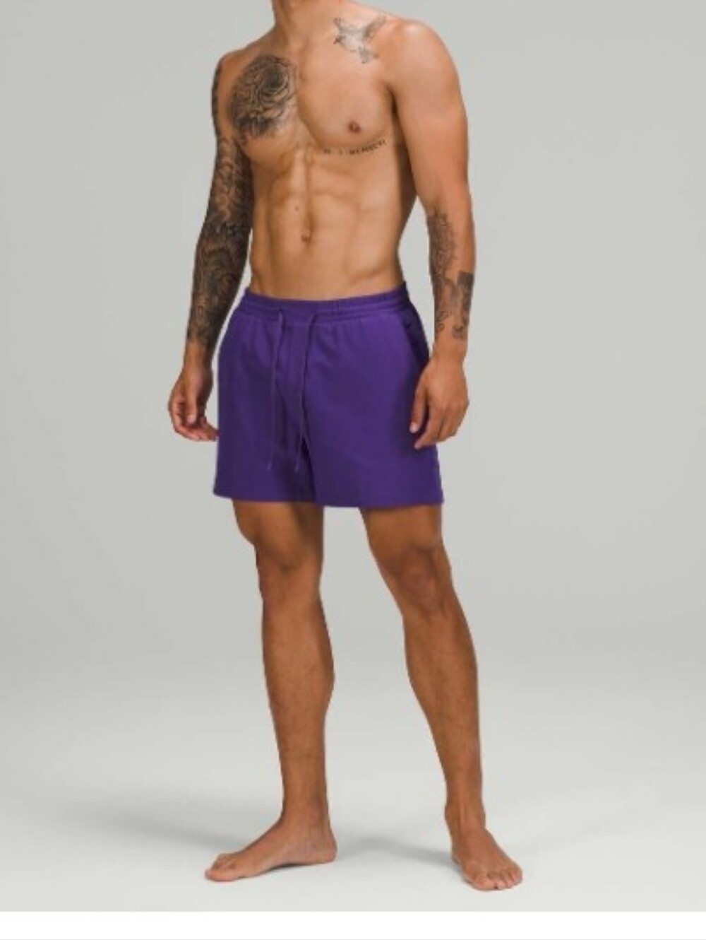 Lululemon Channel Cross Swim Short 5"Petrol Purple